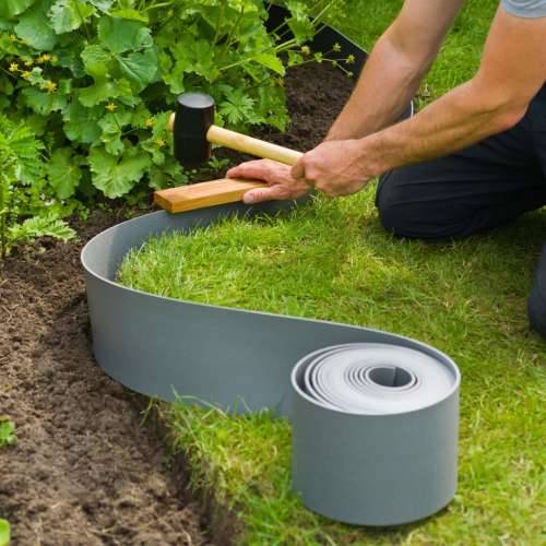 Nature vrtni rubnjak i set šiljaka sivi - Siva 7.5 cm 1 Cijena