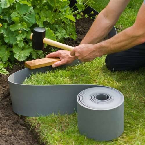 Nature vrtni rubnjak i set šiljaka sivi - Siva 7.5 cm 1 Cijena