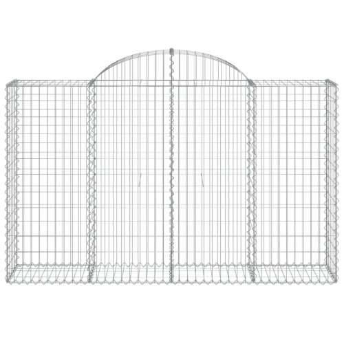 Gabion - Gabion ograde - Gabionska košara s lukom 200x50x120/140 cm pocinčano željezo - 200 x 50 x 120/140 cm 1 Cijena