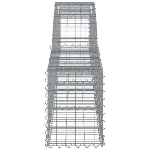 Gabion - Gabion ograde - Gabionska košara s lukom 400x30x40/60 cm pocinčano željezo - 400 x 30 x 40/60 cm 1 Cijena