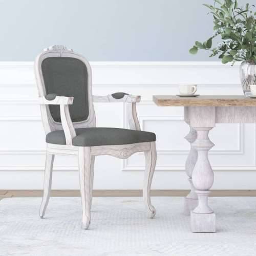 Blagovaonska stolica tamnosiva 62 x 59,5 x 100,5 cm od tkanine