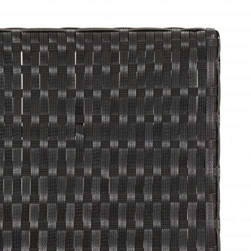 Sklopivi stol crni 45 x 35 x 32 cm od poliratana - Crna 1 Cijena