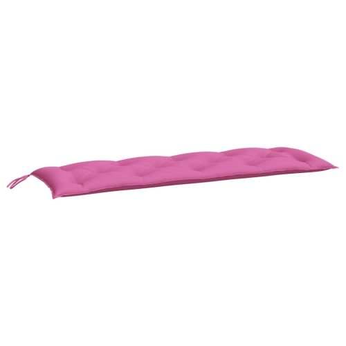 Jastuk za vrtnu klupu ružičasti 150 x 50 x 7 cm tkanina Oxford Cijena