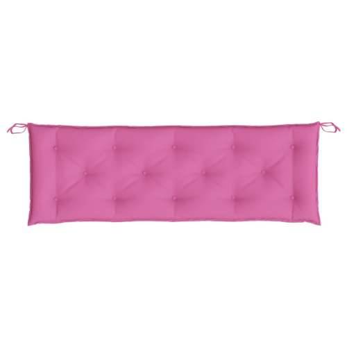 Jastuk za vrtnu klupu ružičasti 150 x 50 x 7 cm tkanina Oxford Cijena