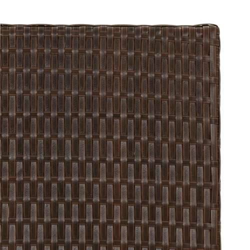 Sklopivi stol smeđi 45 x 35 x 32 cm od poliratana - Smeđa 1 Cijena