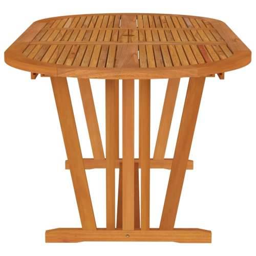 Vrtni stol 200 x 100 x 75 cm od masivnog drva eukaliptusa Cijena