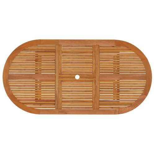 Vrtni stol 200 x 100 x 75 cm od masivnog drva eukaliptusa Cijena