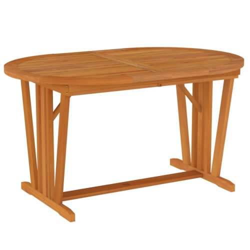 Vrtni stol 200 x 100 x 75 cm od masivnog drva eukaliptusa Cijena