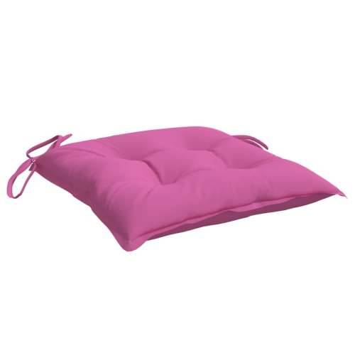Jastuci za stolice 6 kom ružičasti 50x50x7 cm od tkanine Oxford Cijena