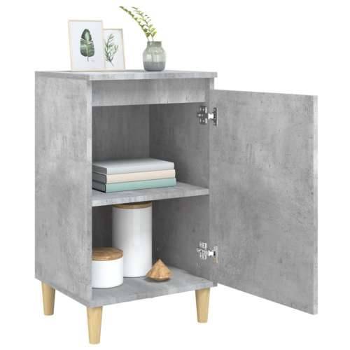Noćni ormarić siva boja betona 40x35x70 cm konstruirano drvo - Beton siva 1 Cijena