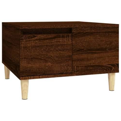 Stolić za kavu boja hrasta 55 x 55 x 36,5 cm konstruirano drvo - Smeđi hrast 1 Cijena