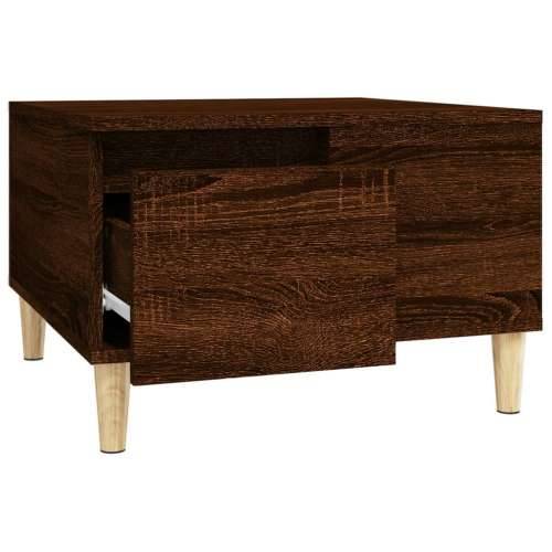 Stolić za kavu boja hrasta 55 x 55 x 36,5 cm konstruirano drvo - Smeđi hrast 1 Cijena