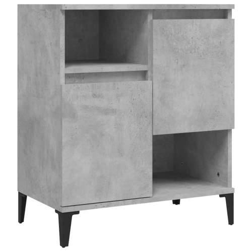 Komoda siva boja betona 60x35x70 cm od konstruiranog drva - Beton siva 1 Cijena