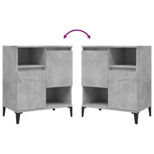 Komoda siva boja betona 60x35x70 cm od konstruiranog drva - Beton siva 1 Cijena