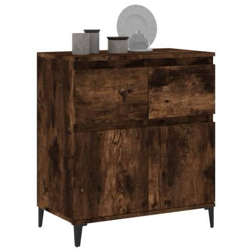 Komoda boja dimljenog hrasta 60 x 35 x 70 cm konstruirano drvo - Dimljeni hrast 1 Cijena