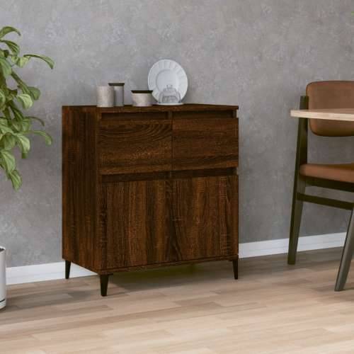 Komoda boja smeđeg hrasta 60 x 35 x 70 cm konstruirano drvo - Smeđi hrast 1 Cijena