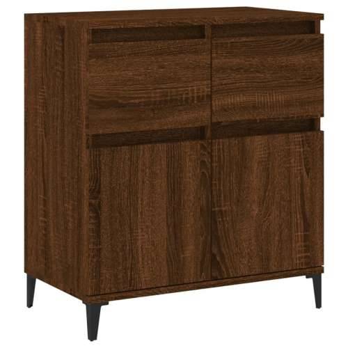 Komoda boja smeđeg hrasta 60 x 35 x 70 cm konstruirano drvo - Smeđi hrast 1 Cijena