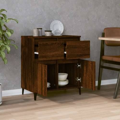 Komoda boja smeđeg hrasta 60 x 35 x 70 cm konstruirano drvo - Smeđi hrast 1 Cijena