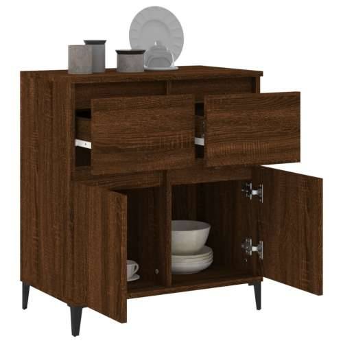 Komoda boja smeđeg hrasta 60 x 35 x 70 cm konstruirano drvo - Smeđi hrast 1 Cijena