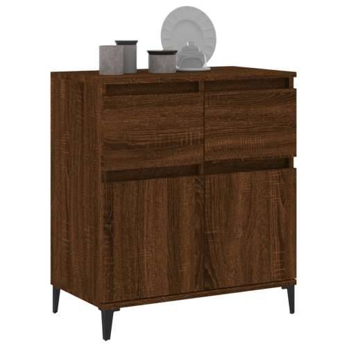 Komoda boja smeđeg hrasta 60 x 35 x 70 cm konstruirano drvo - Smeđi hrast 1 Cijena