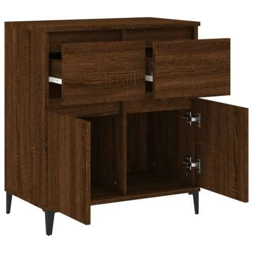 Komoda boja smeđeg hrasta 60 x 35 x 70 cm konstruirano drvo - Smeđi hrast 1 Cijena