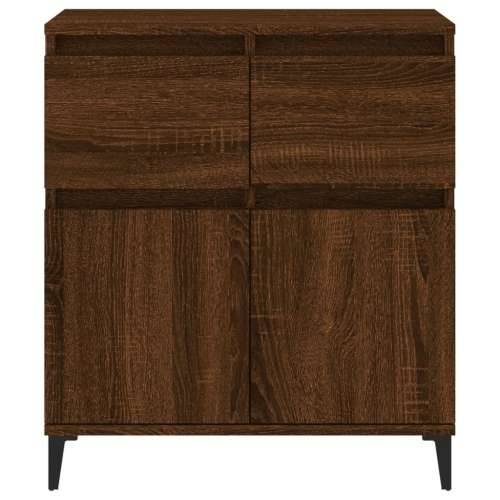 Komoda boja smeđeg hrasta 60 x 35 x 70 cm konstruirano drvo - Smeđi hrast 1 Cijena