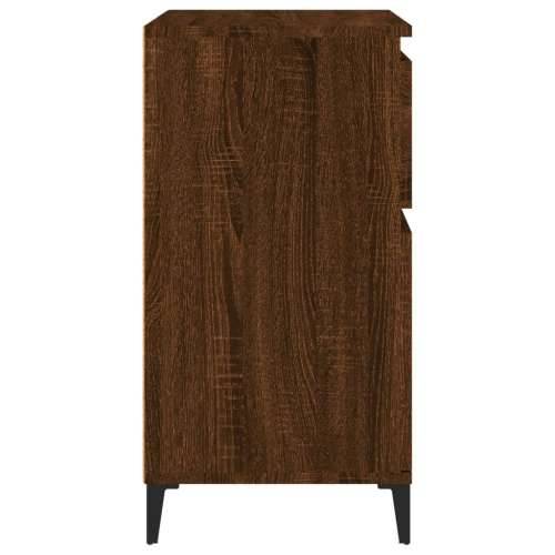 Komoda boja smeđeg hrasta 60 x 35 x 70 cm konstruirano drvo - Smeđi hrast 1 Cijena
