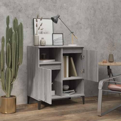 Komoda sivog hrasta sonome 60x35x70 cm od konstruiranog drva - Sivi hrast sonoma 1 Cijena