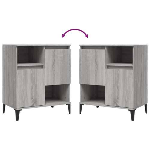Komoda sivog hrasta sonome 60x35x70 cm od konstruiranog drva - Sivi hrast sonoma 1 Cijena