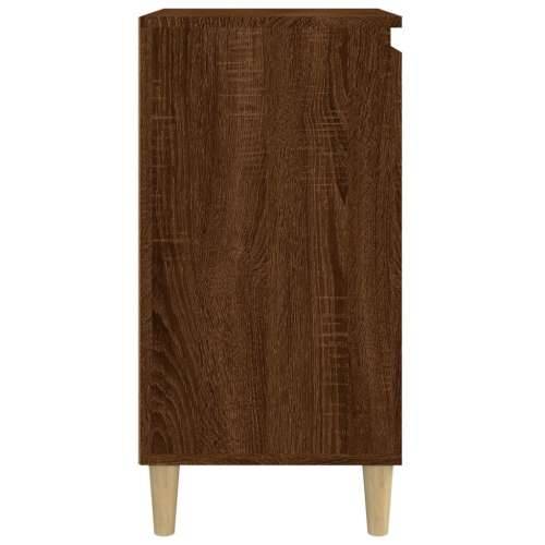Noćni ormarić boja hrasta 40 x 35 x 70 cm od konstruiranog drva - Smeđi hrast 1 Cijena