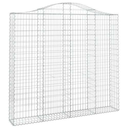 Gabion - Gabion ograde - Gabionska košara s lukom 200x30x180/200 cm pocinčano željezo - 200 x 30 x 180/200 cm 1 Cijena