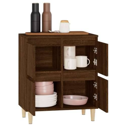 Komoda boja smeđeg hrasta 60 x 35 x 70 cm konstruirano drvo - Smeđi hrast 1 Cijena