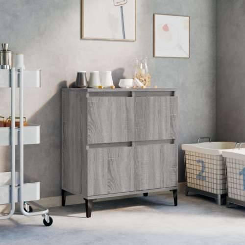 Komoda sivog hrasta sonome 60x35x70 cm od konstruiranog drva - Sivi hrast sonoma 1 Cijena