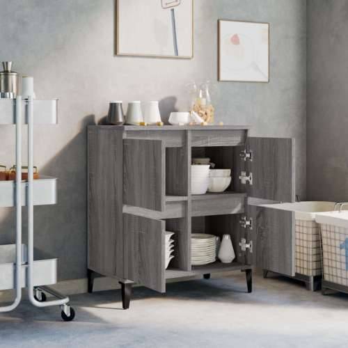 Komoda sivog hrasta sonome 60x35x70 cm od konstruiranog drva - Sivi hrast sonoma 1 Cijena