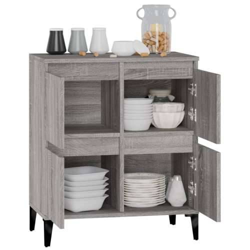 Komoda sivog hrasta sonome 60x35x70 cm od konstruiranog drva - Sivi hrast sonoma 1 Cijena