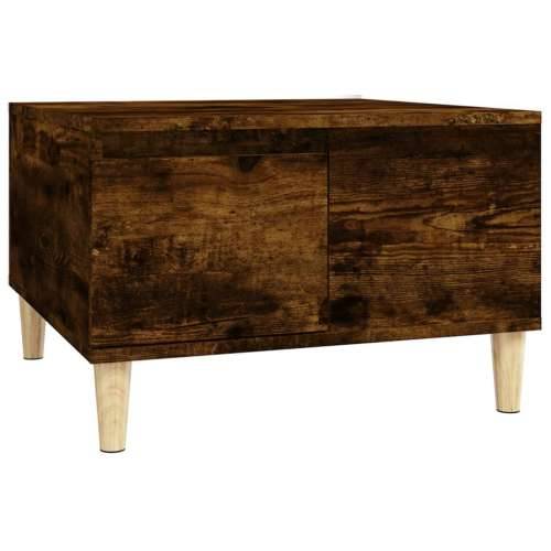 Stolić za kavu boja hrasta 55 x 55 x 36,5 cm konstruirano drvo - Dimljeni hrast 1 Cijena