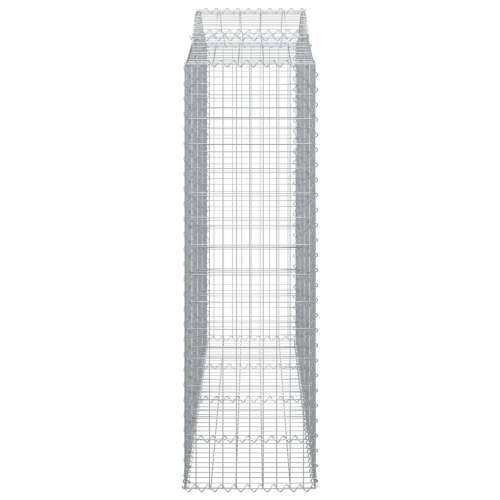 Gabion - Gabion ograde - Gabionska košara s lukom 200x50x160/180 cm pocinčano željezo - 200 x 50 x 160/180 cm 1 Cijena