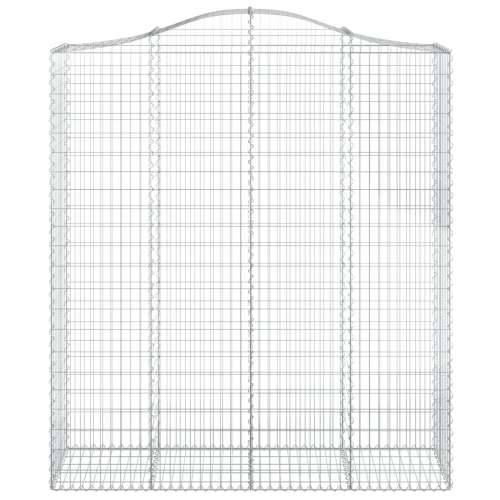 Gabion - Gabion ograde - Gabionska košara s lukom 200x50x220/240 cm pocinčano željezo - 200 x 50 x 220/240 cm 1 Cijena