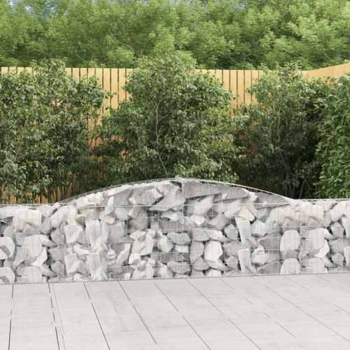 Gabion - Gabion ograde - Gabionska košara s lukom 400x30x60/80 cm pocinčano željezo - 400 x 30 x 60/80 cm 1 Cijena