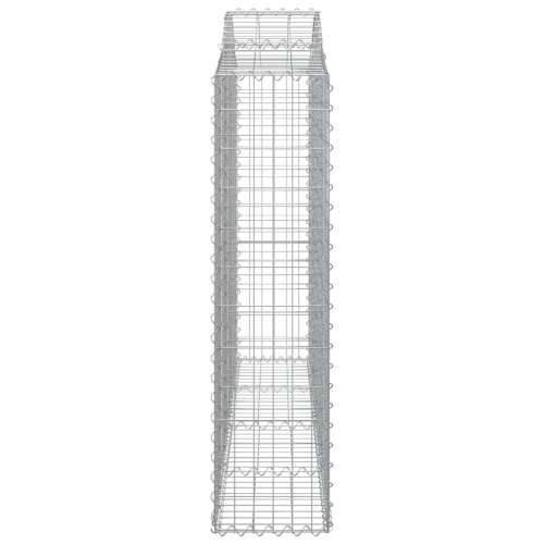 Gabion - Gabion ograde - Gabionska košara s lukom 200x30x120/140 cm pocinčano željezo - 200 x 30 x 120/140 cm 1 Cijena