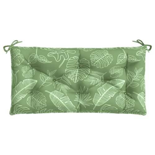 Jastuk za vrtnu klupu uzorak lišća 100x50x7 cm tkanina Oxford Cijena