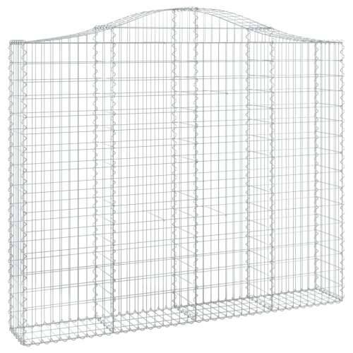 Lučne gabionske košare 4 kom 200x30x160/180cm pocinčano željezo - 200 x 30 x 160/180 cm 4 Cijena