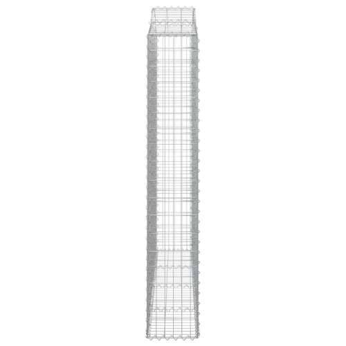 Lučne gabionske košare 4 kom 200x30x180/200cm pocinčano željezo 200 x 30 x 180/200 cm 4 Cijena