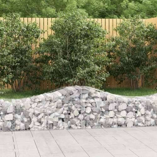 Lučne gabionske košare 2 kom 200x50x40/60 cm pocinčano željezo 200 x 50 x 40/60 cm 2 Cijena