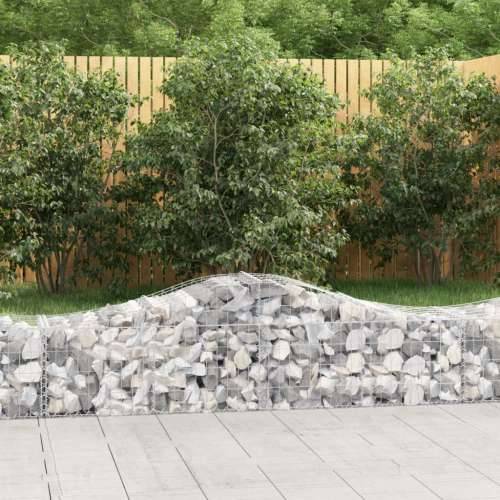 Lučne gabionske košare 3 kom 200x50x40/60 cm pocinčano željezo - 200 x 50 x 40/60 cm 3 Cijena