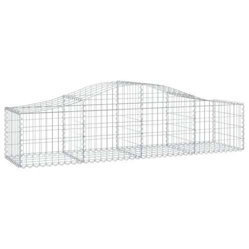 Lučne gabionske košare 3 kom 200x50x40/60 cm pocinčano željezo - 200 x 50 x 40/60 cm 3 Cijena