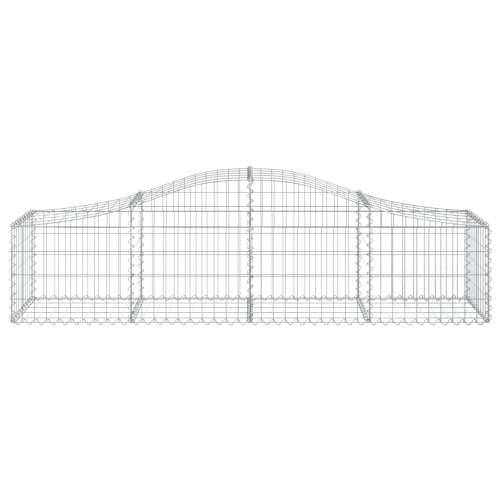Lučne gabionske košare 3 kom 200x50x40/60 cm pocinčano željezo - 200 x 50 x 40/60 cm 3 Cijena