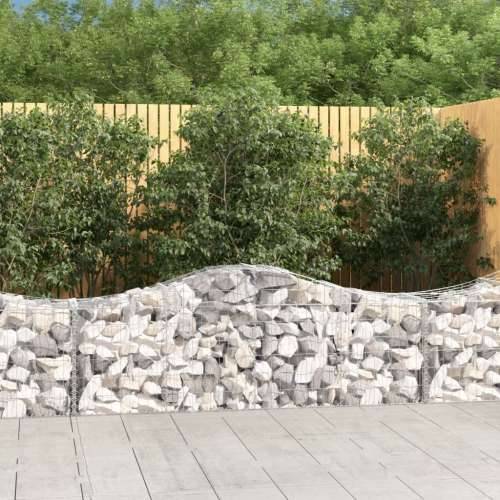 Lučne gabionske košare 3 kom 200x50x60/80 cm pocinčano željezo 200 x 50 x 60/80 cm 3 Cijena