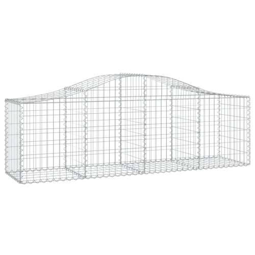 Lučne gabionske košare 3 kom 200x50x60/80 cm pocinčano željezo - 200 x 50 x 60/80 cm 3 Cijena