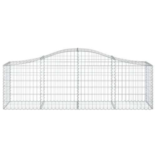Lučne gabionske košare 3 kom 200x50x60/80 cm pocinčano željezo - 200 x 50 x 60/80 cm 3 Cijena
